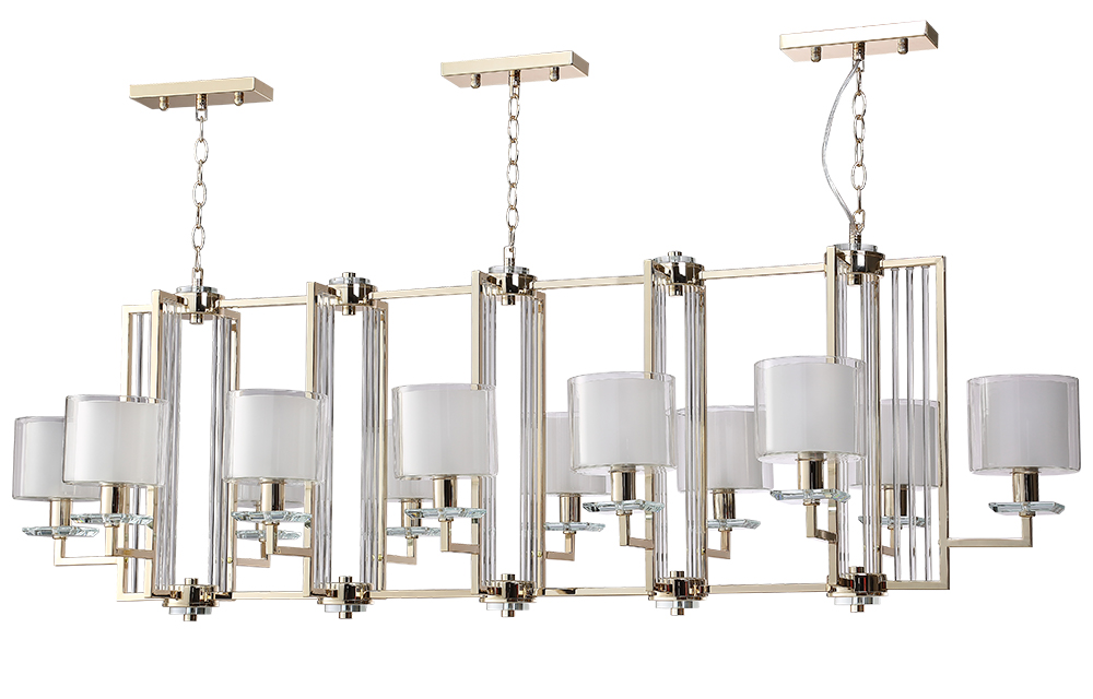 Дополнительная картинка Подвесной светильник Crystal Lux NICOLAS 3401/312L