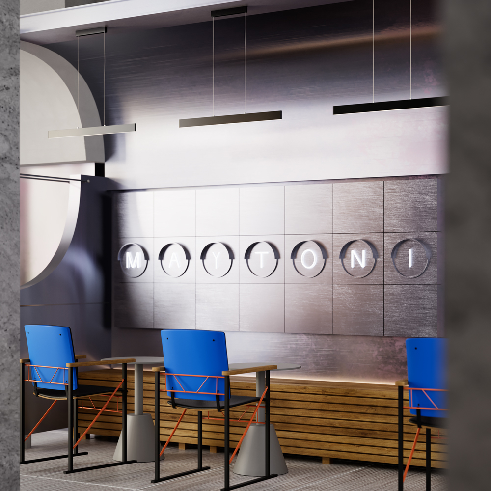 Дополнительная картинка Подвесной светодиодный светильник Maytoni Step P010PL-L30B4K