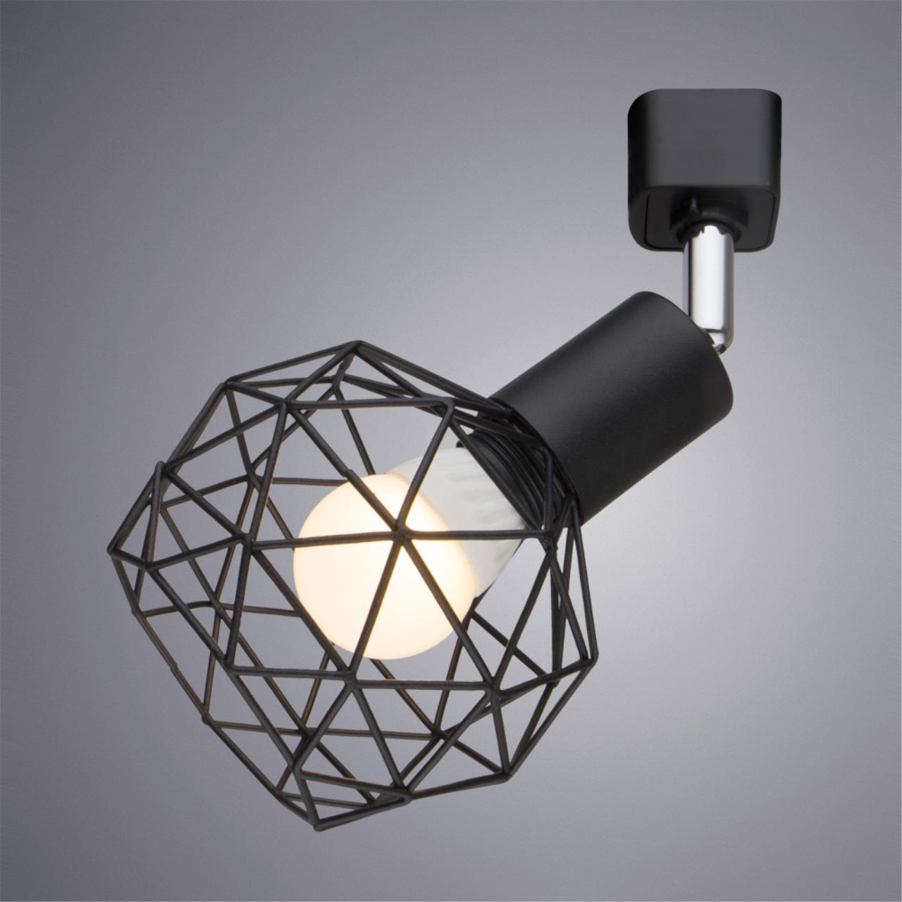 Дополнительная картинка Трековый светильник Arte Lamp A6141PL-1BK