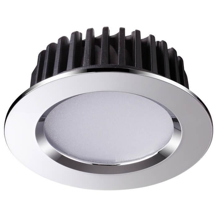 Дополнительная картинка Встраиваемый светодиодный светильник Novotech Spot Drum 357601