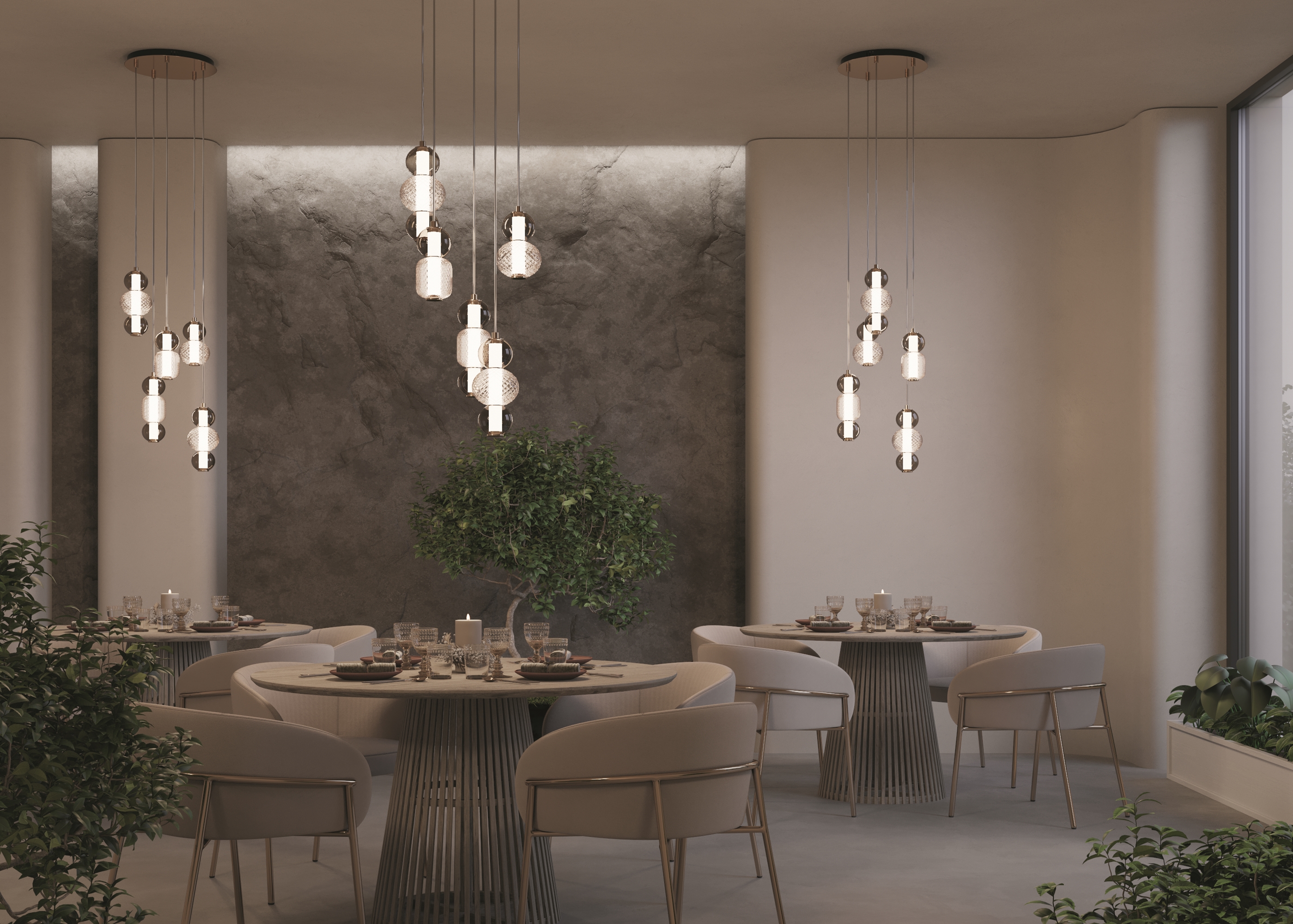 Дополнительная картинка Подвесной светильник Maytoni MOD273PL-L80CH3K