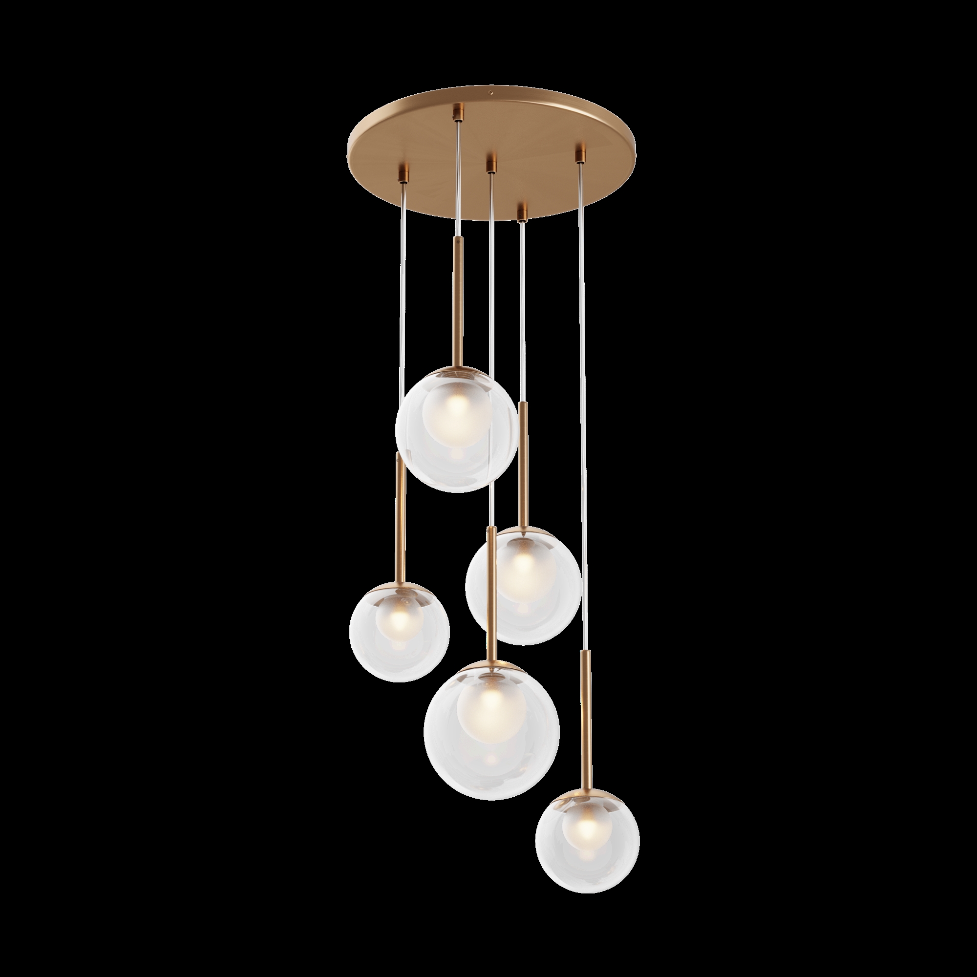 Дополнительная картинка Подвесной светильник Maytoni MOD521PL-05G