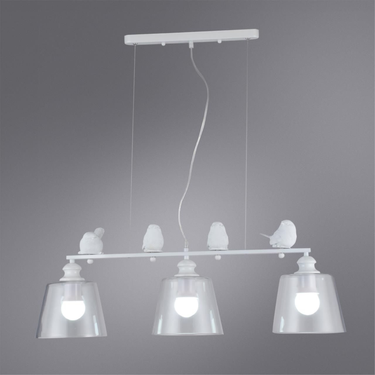 Картинка Подвесная люстра Arte Lamp Passero A4289SP-3WH