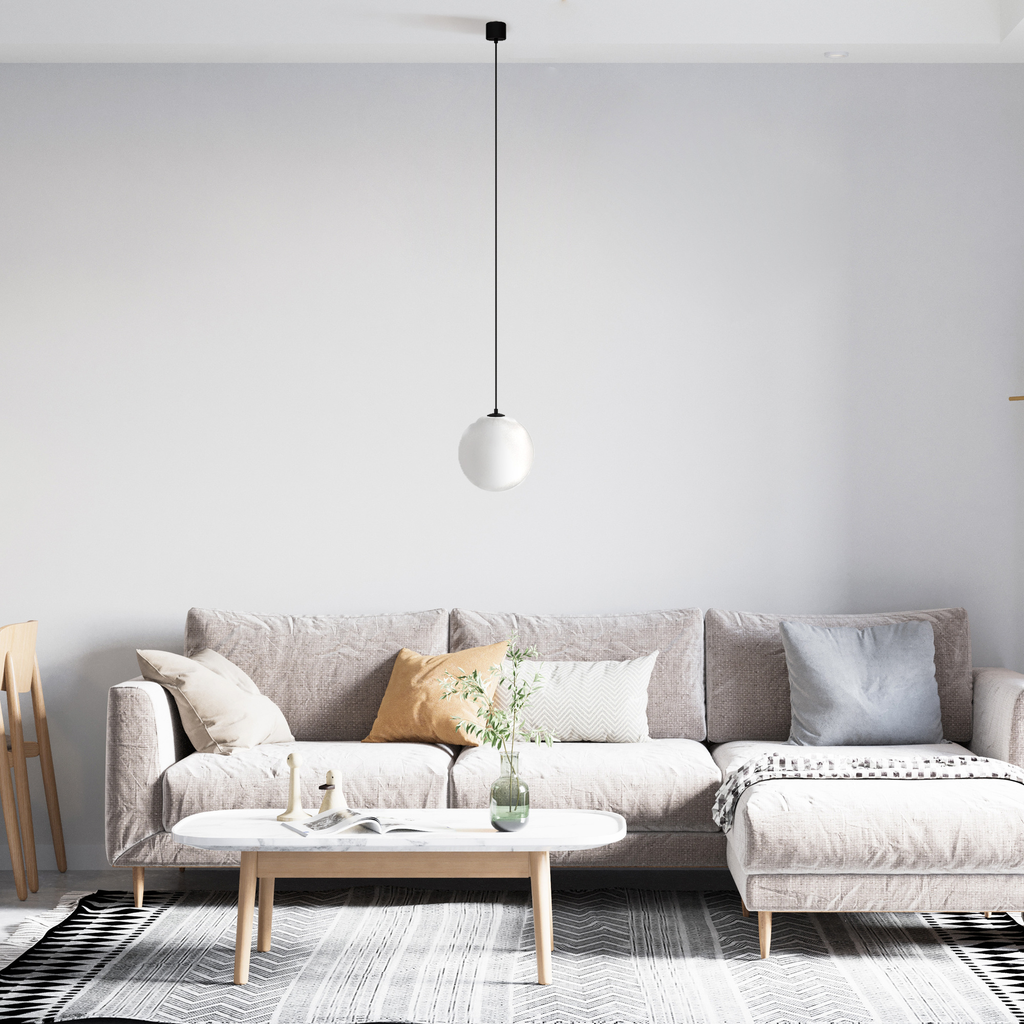 Дополнительная картинка Подвесной светильник Technical P039PL-5W3K-20-B