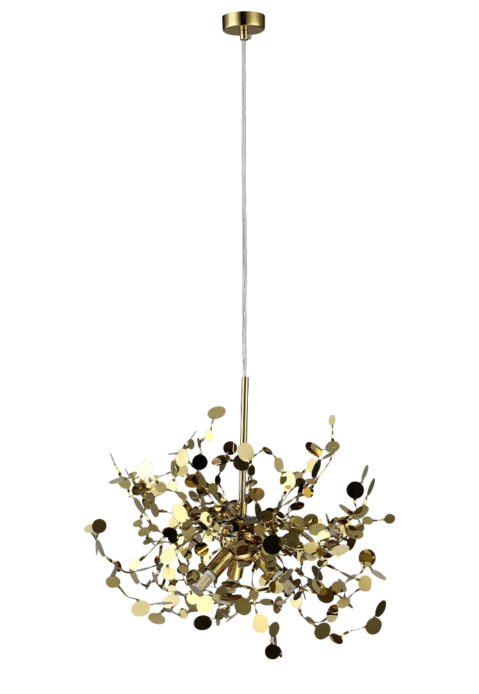 люстры светильник подвесной crystal lux garden sp3 d400 gold crystal lux 1860/203, доставка по Казахстану 