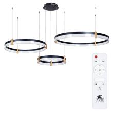 люстры подвесной светодиодный светильник arte lamp mercury a2185sp-3bk, доставка по Казахстану 