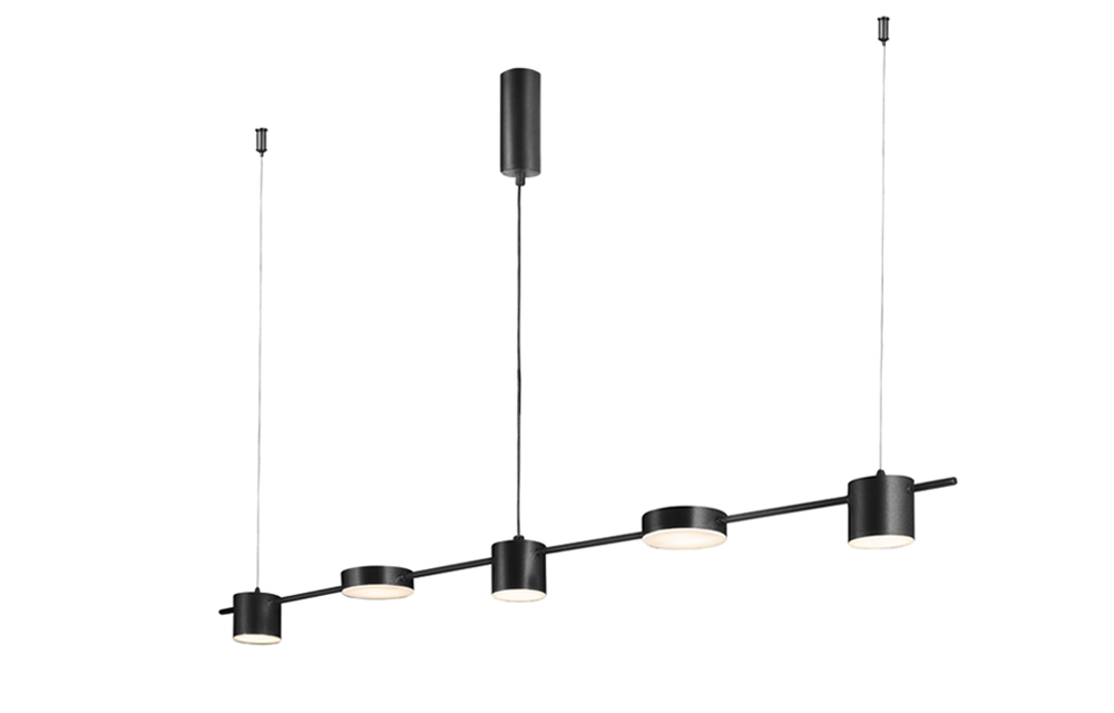 Светильник подвесной Crystal Lux TRISTAN SP5 L1200 BLACK Crystal Lux 3690/205 — фото 3
