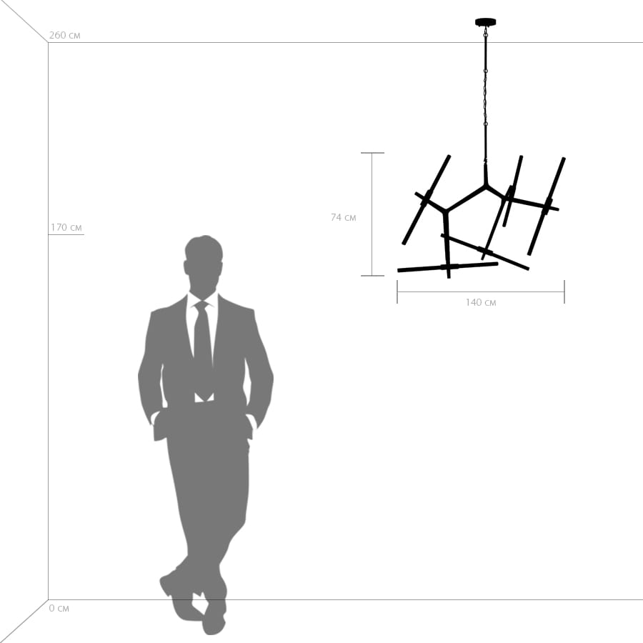 Картинка Подвесная люстра Lightstar Struttura 742103