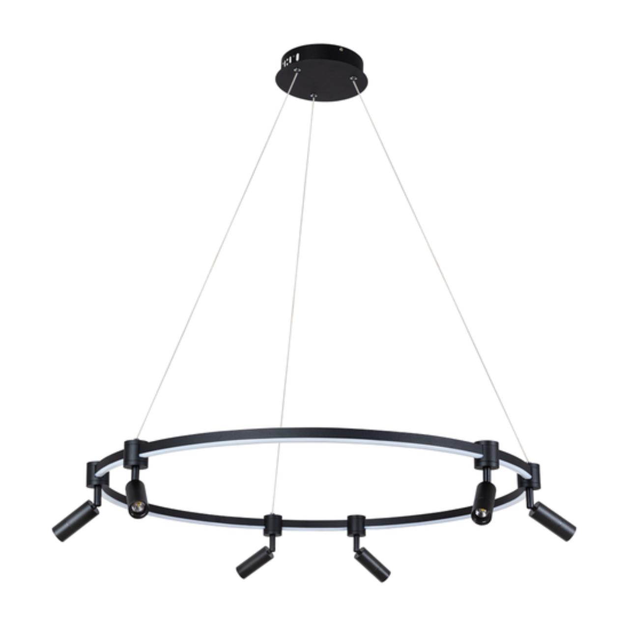 Картинка Подвесной светильник Arte Lamp RING A2186SP-1BK