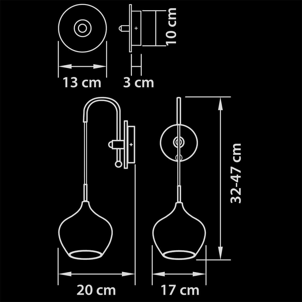 Дополнительная картинка Бра Lightstar Pentola 803540