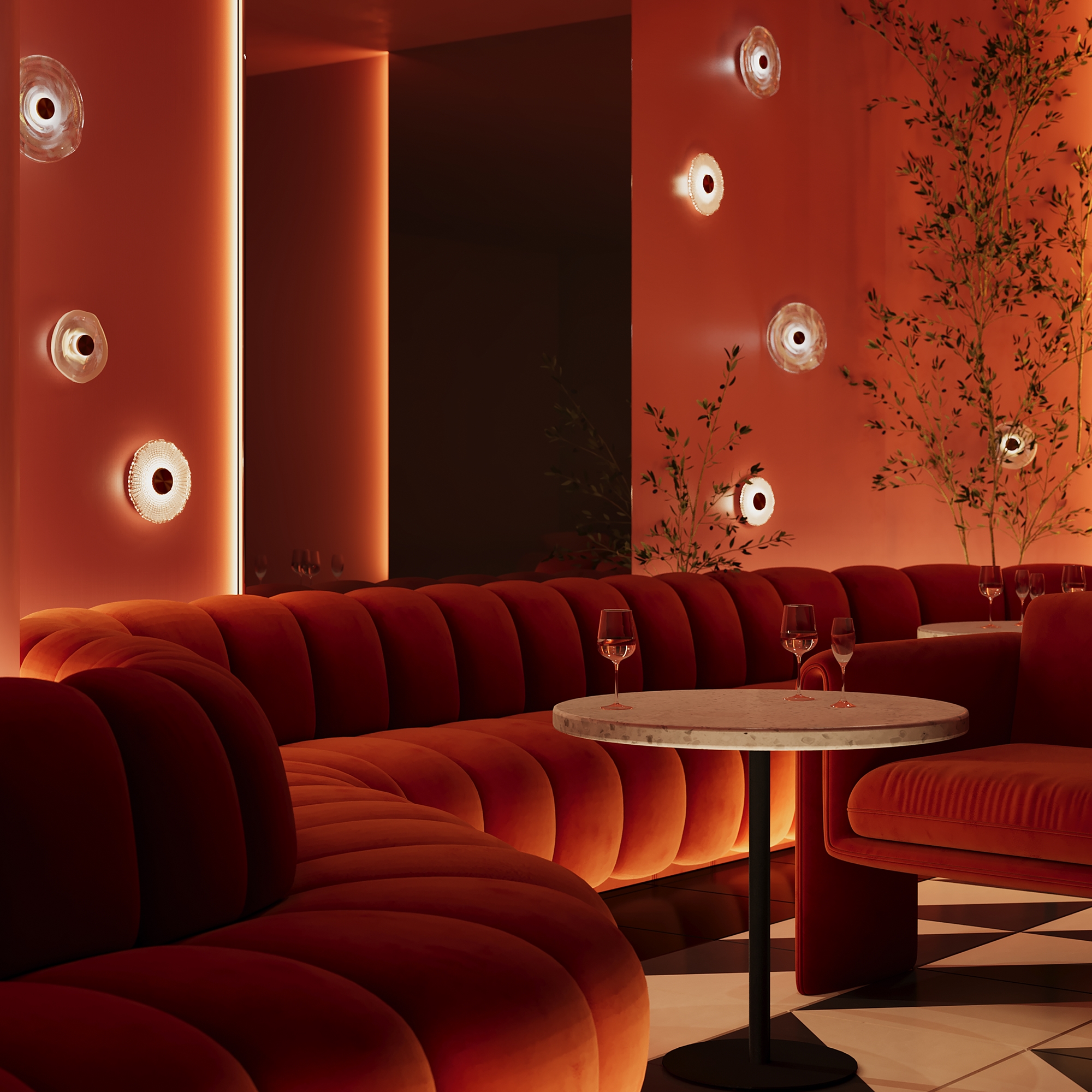 Картинка Настенный светильник (бра) Maytoni MOD343WL-L5BS3K3