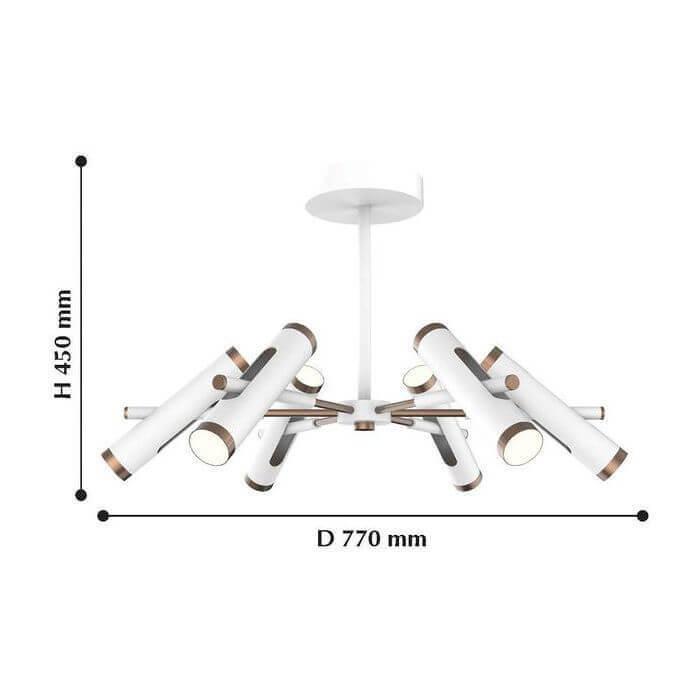 Картинка Потолочная светодиодная люстра Favourite Duplex 2325-12U