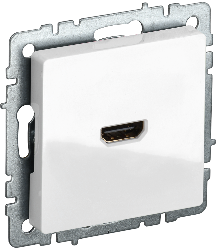BRITE Роз. HDMI РHDMI-0-БрБ бел. IEK
