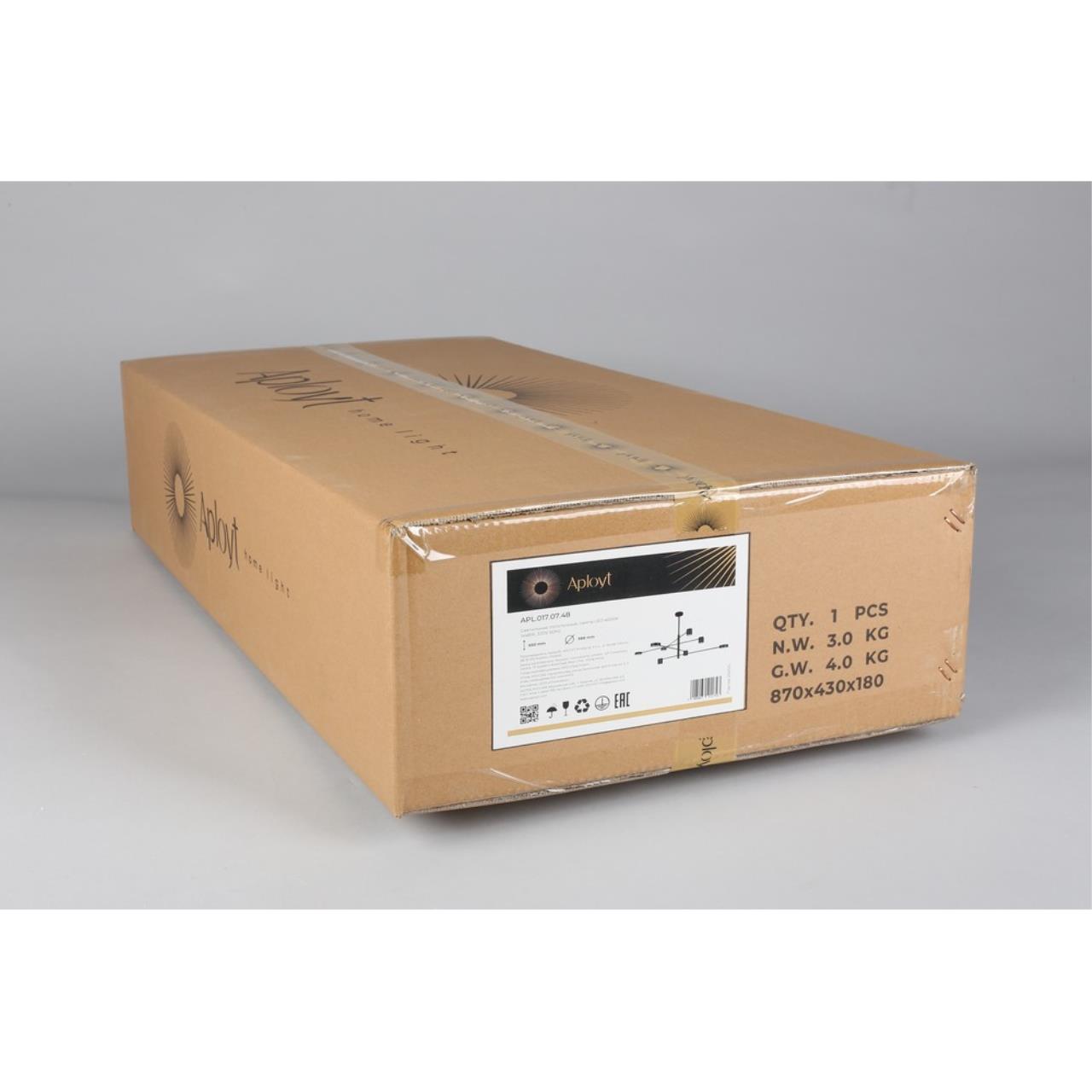 Картинка Подвесная светодиодная люстра Aployt Frania APL.017.07.48