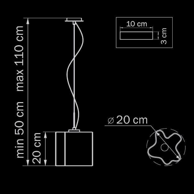 Картинка Подвесной светильник Lightstar Nubi 802110