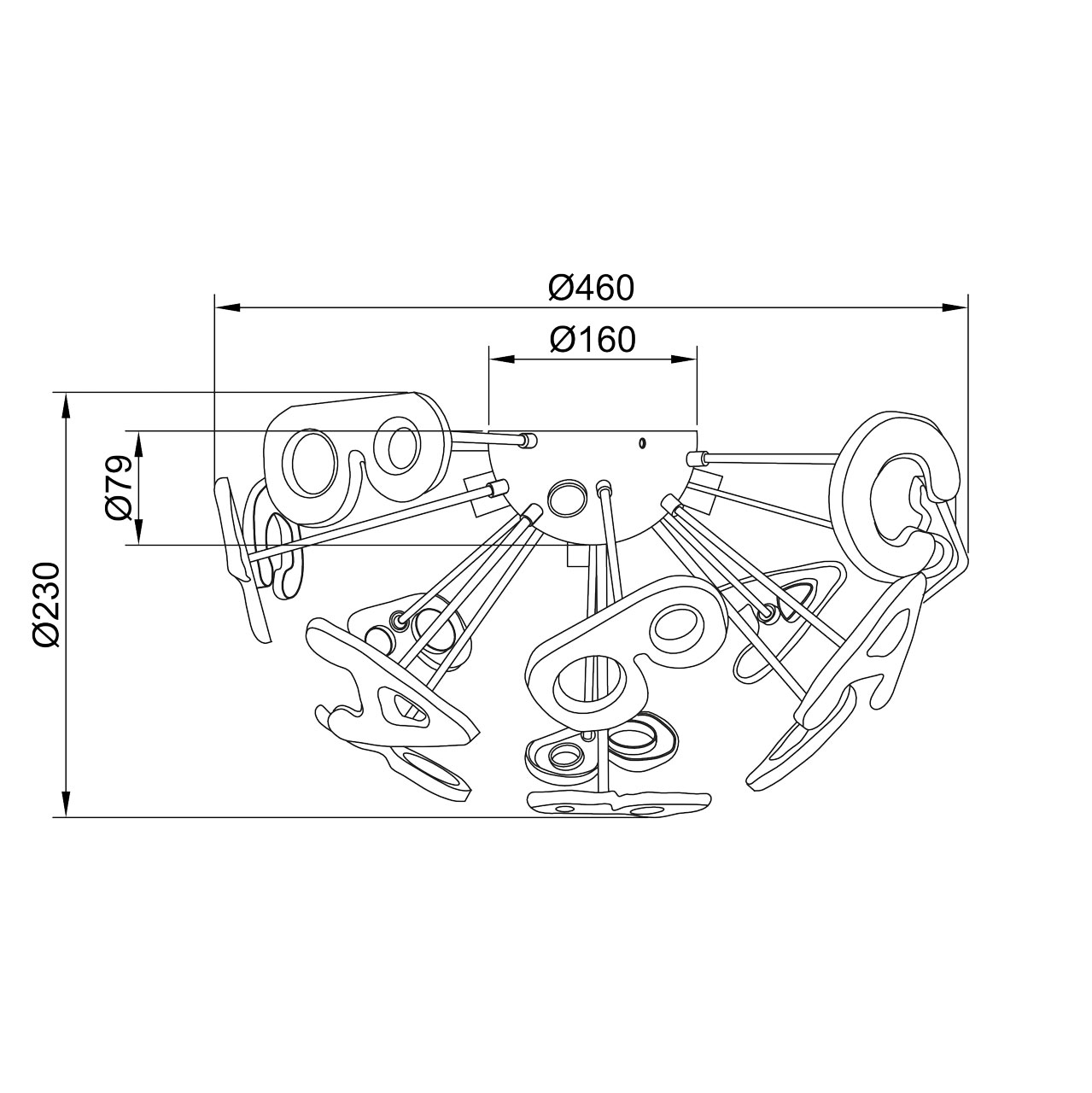 Картинка Потолочный светильник MW-Light Улыбка 365013705