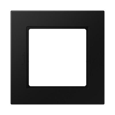 Картинка Рамка 1 пост  серия A550  термопласт  черный матовый