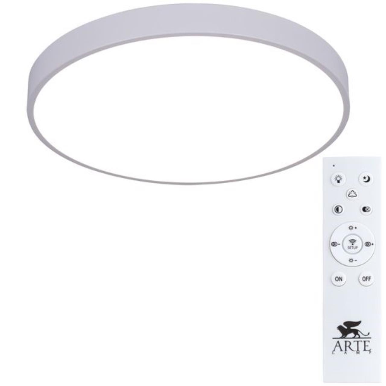 Картинка Потолочный светодиодный светильник Arte Lamp Arena A2670PL-1WH