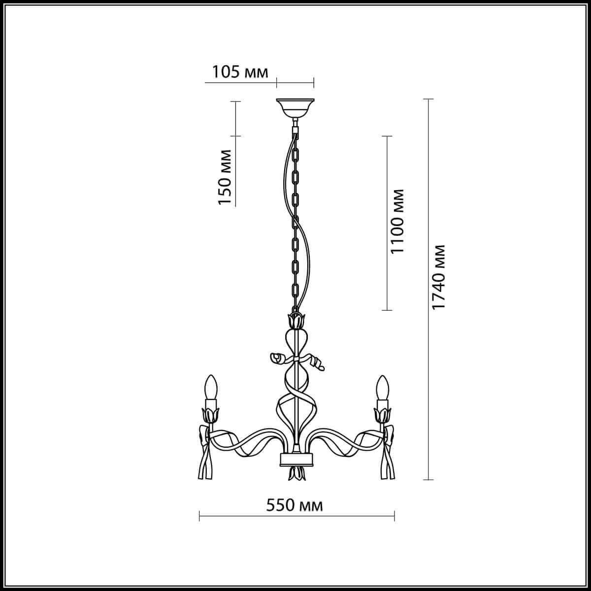 Картинка Подвесная люстра Odeon Light Esteli 2527/6