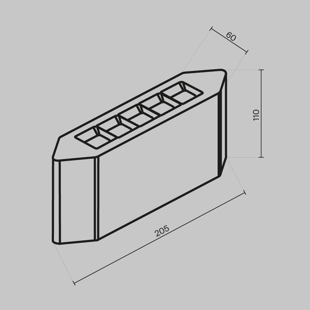 Дополнительная картинка Архитектурная подсветка Outdoor O412WL-L8GF3K