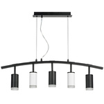 lr7353733620 люстра rullo 5х50w gu10 черный - белый  571735 - 214437-3 - 214436-2 - 202430-5, доставка по Казахстану 