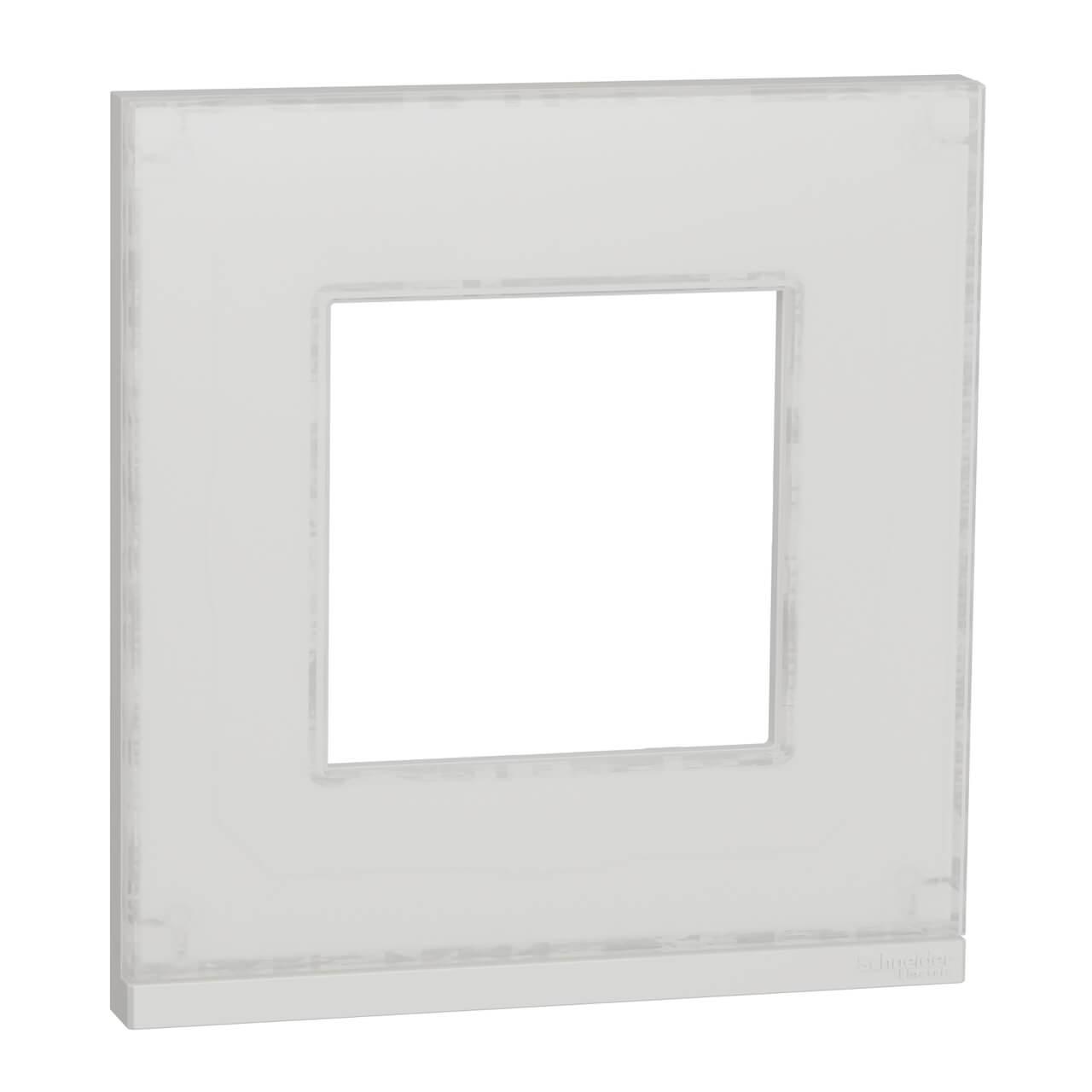 Рамка 1-постовая Schneider Electric Unica New NU600285