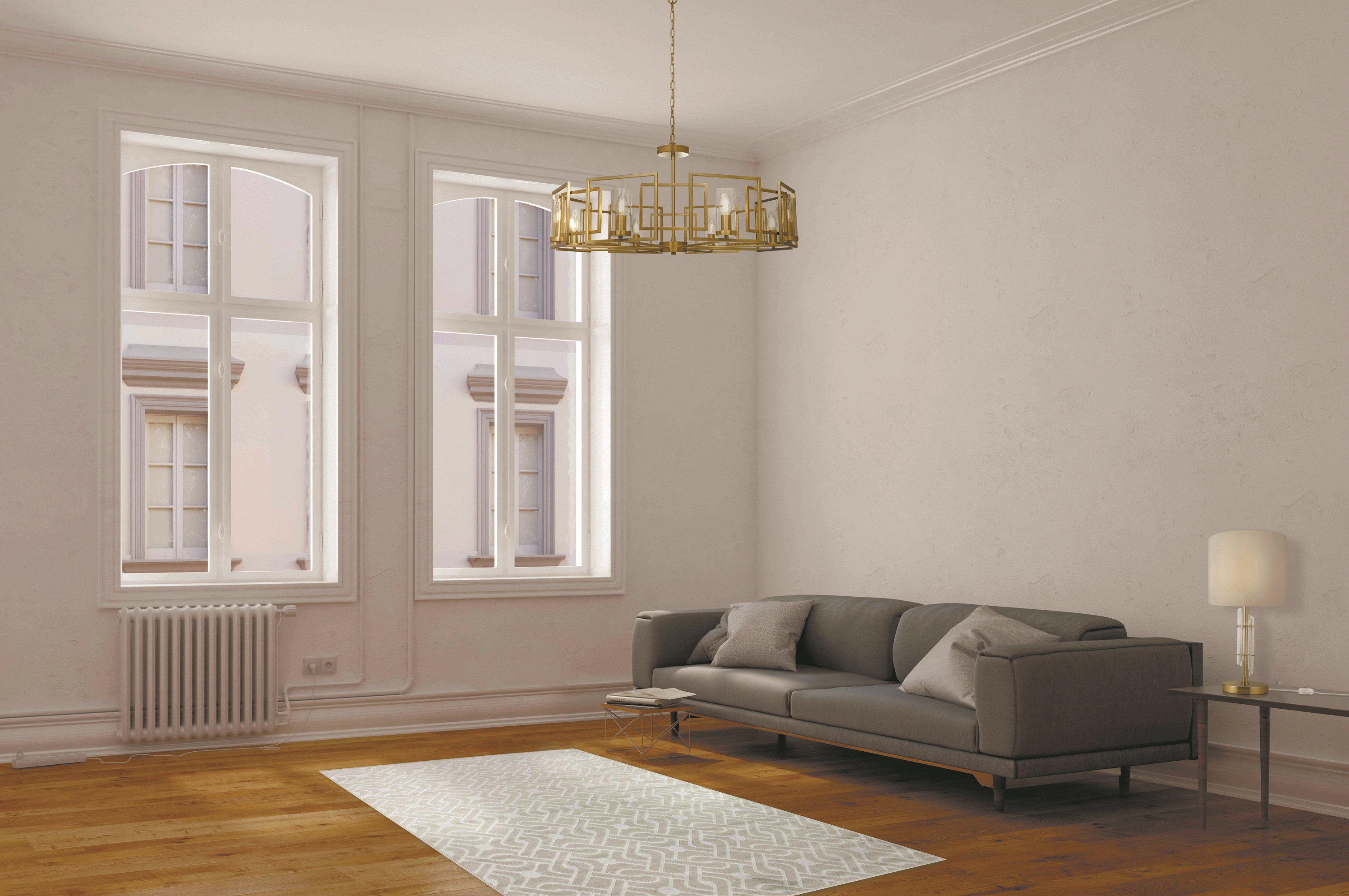 Дополнительная картинка Подвесная люстра Maytoni Bowi H009PL-08G