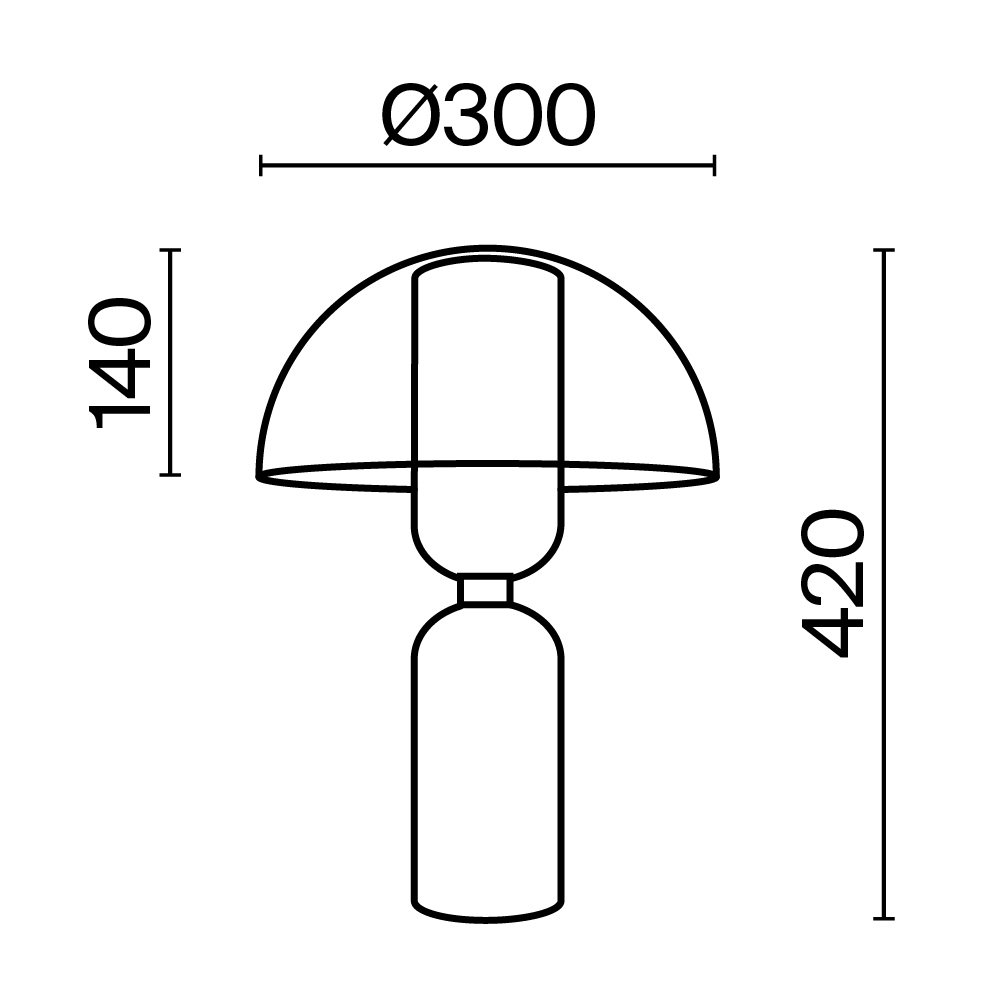 Дополнительная картинка Настольный светильник Maytoni MOD177TL-01B