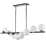 815187 (sd1508/8b) люстра  croco 8х40w e14 черный матовый (в комплекте), доставка по Казахстану 