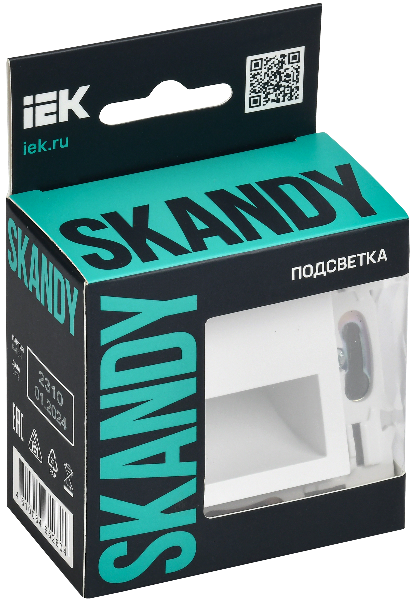 SKANDY Подсветка LED встраиваемая SK-L01W арк. бел. IEK — фото 2