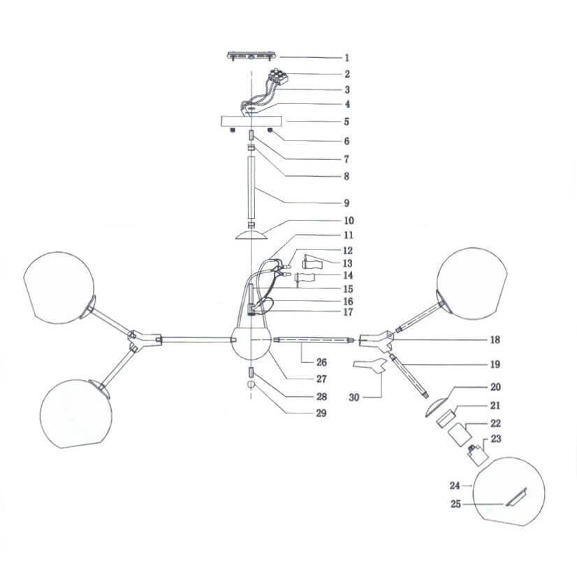 Картинка Потолочная люстра Lightstar Beta 785067