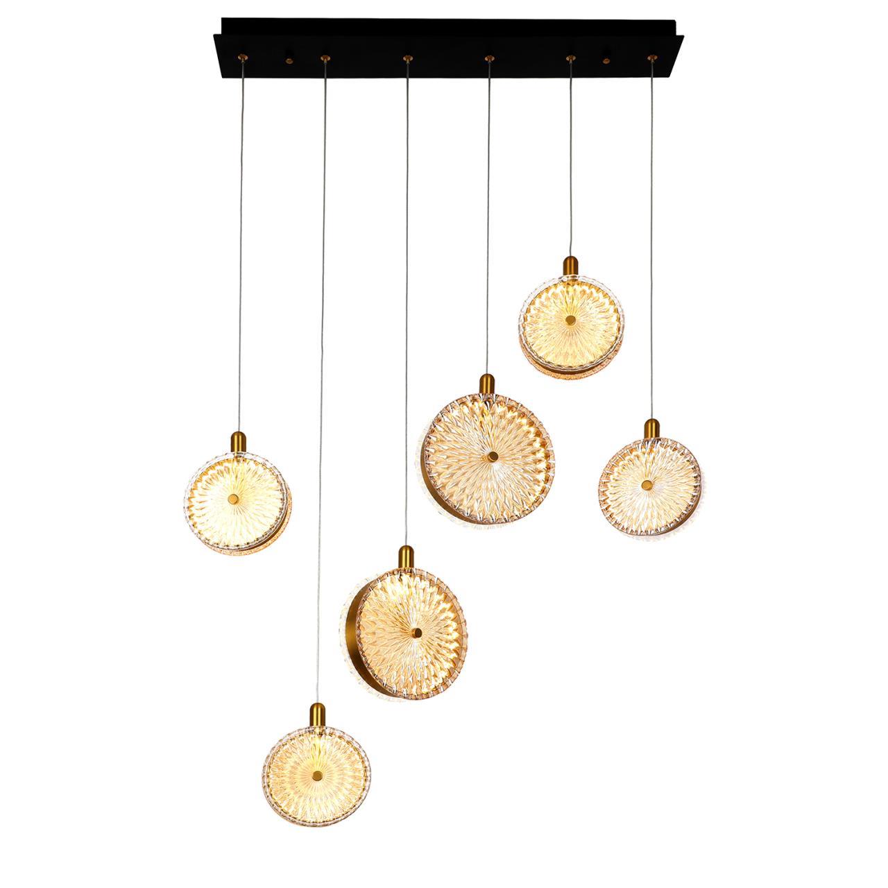 подвесной светильник slik 4488-6p, доставка по Казахстану 