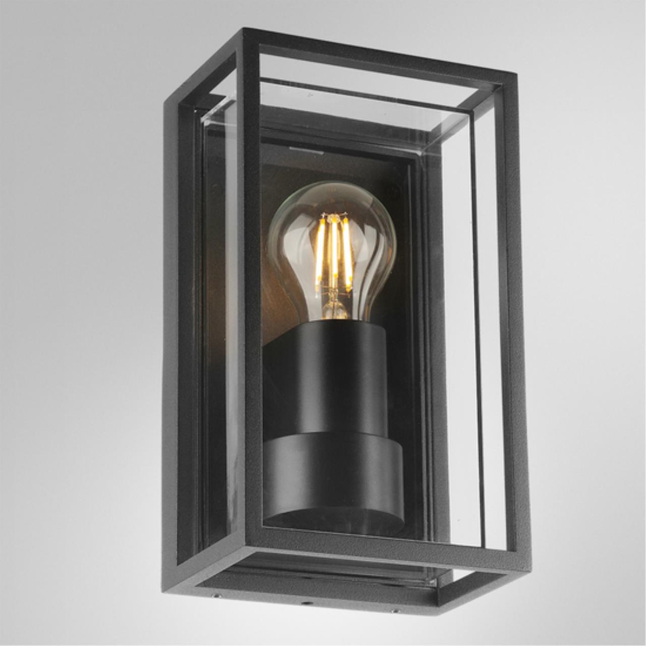 Настенный уличный светильник Arte Lamp MARFIK A2322AL-1BK — фото 3