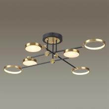 Потолочные Потолочная светодиодная люстра Odeon Light Midcent Denzel 4320/60CL, доставка по Казахстану 