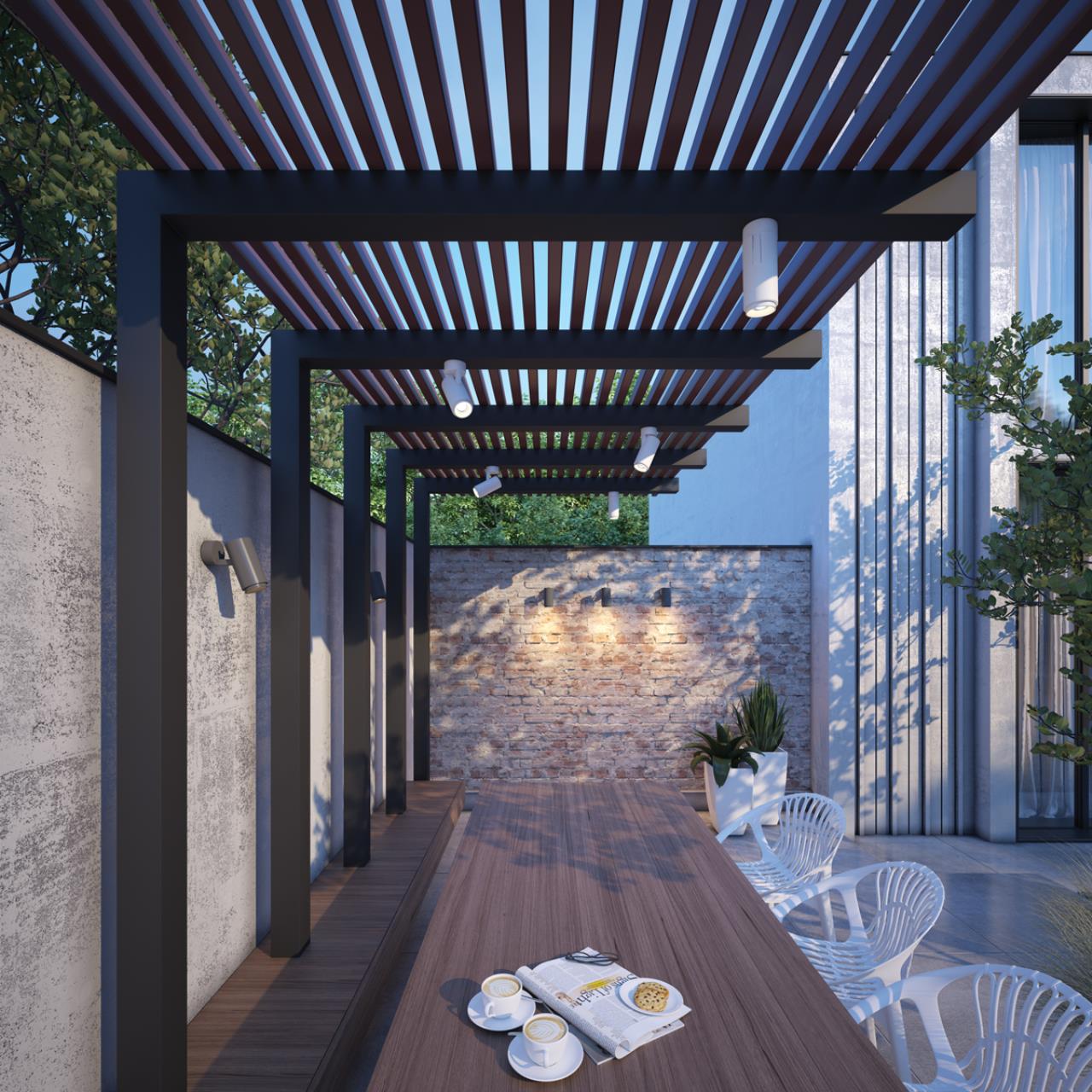 Картинка Уличный настенный светодиодный светильник Novotech Street Kaimas 358289