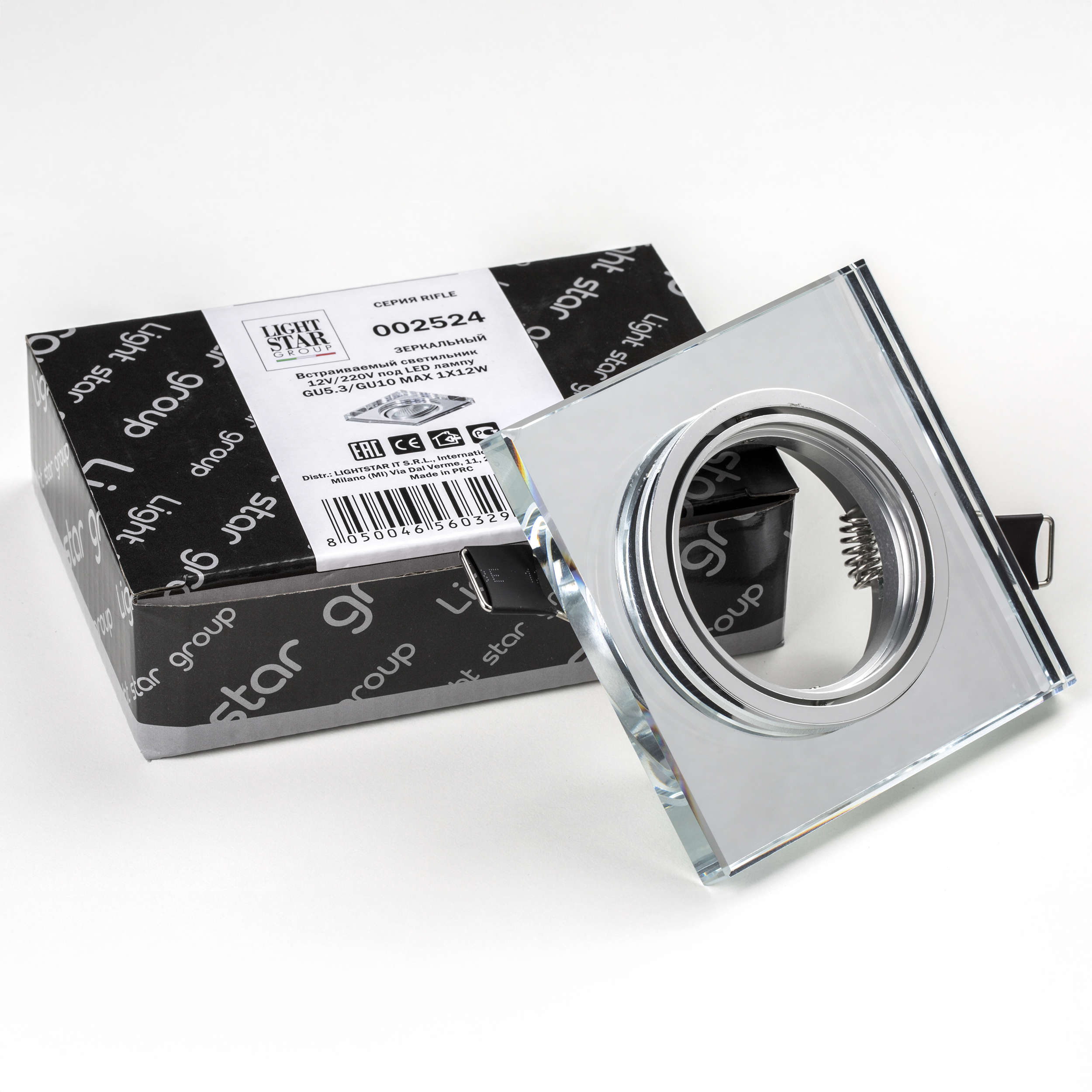 Дополнительная картинка Встраиваемый светильник Lightstar Rifle Qua 002524
