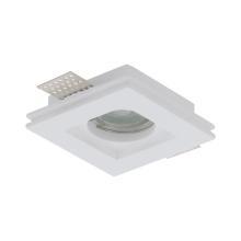 62357 Светильник встраиваемый TIBERIO, GU10-LED,1*6 W,гипс.,белый,пластик, доставка по Казахстану 
