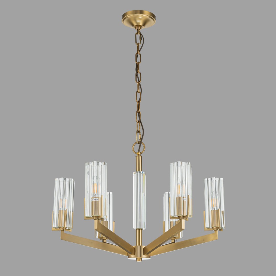 Картинка Подвесная люстра Belfast Malone 6035-6 BR CL