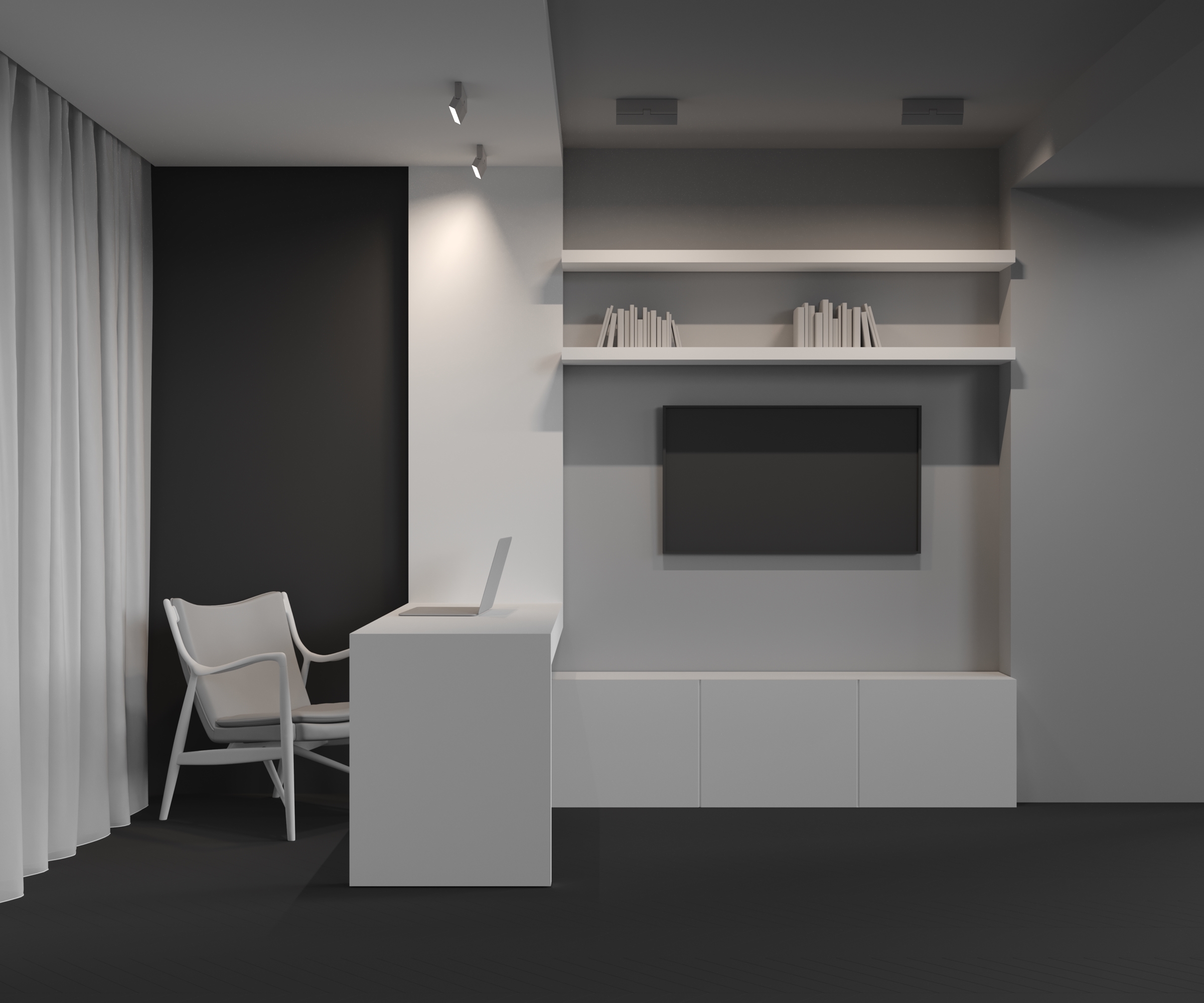 Картинка Потолочный светильник Technical C133CL-12W3K-W