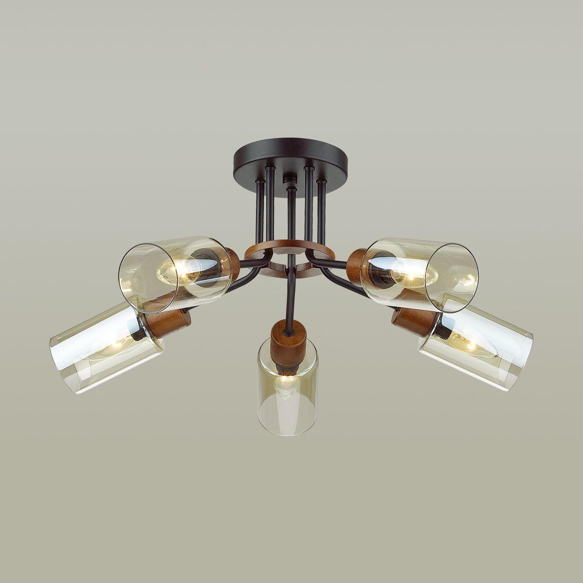 Картинка Потолочная люстра Lumion County Fern 4492/5C