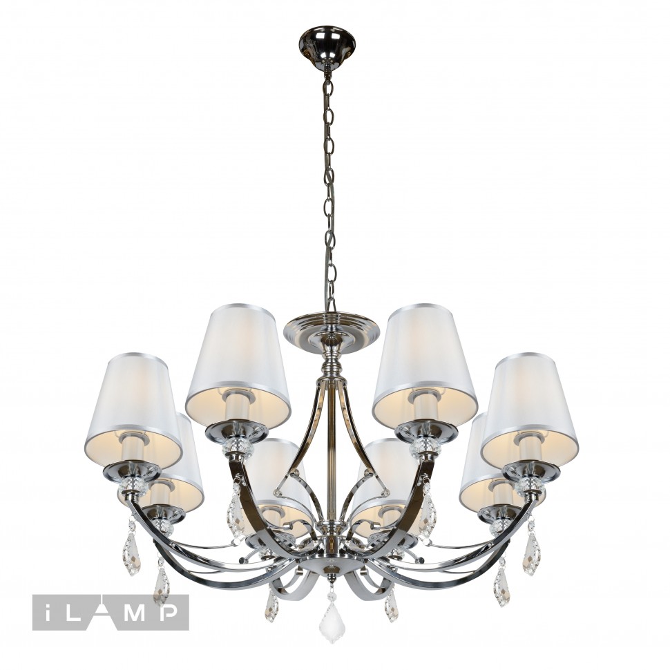 Дополнительная картинка Подвесная люстра iLamp Amadea RM5220/8CR