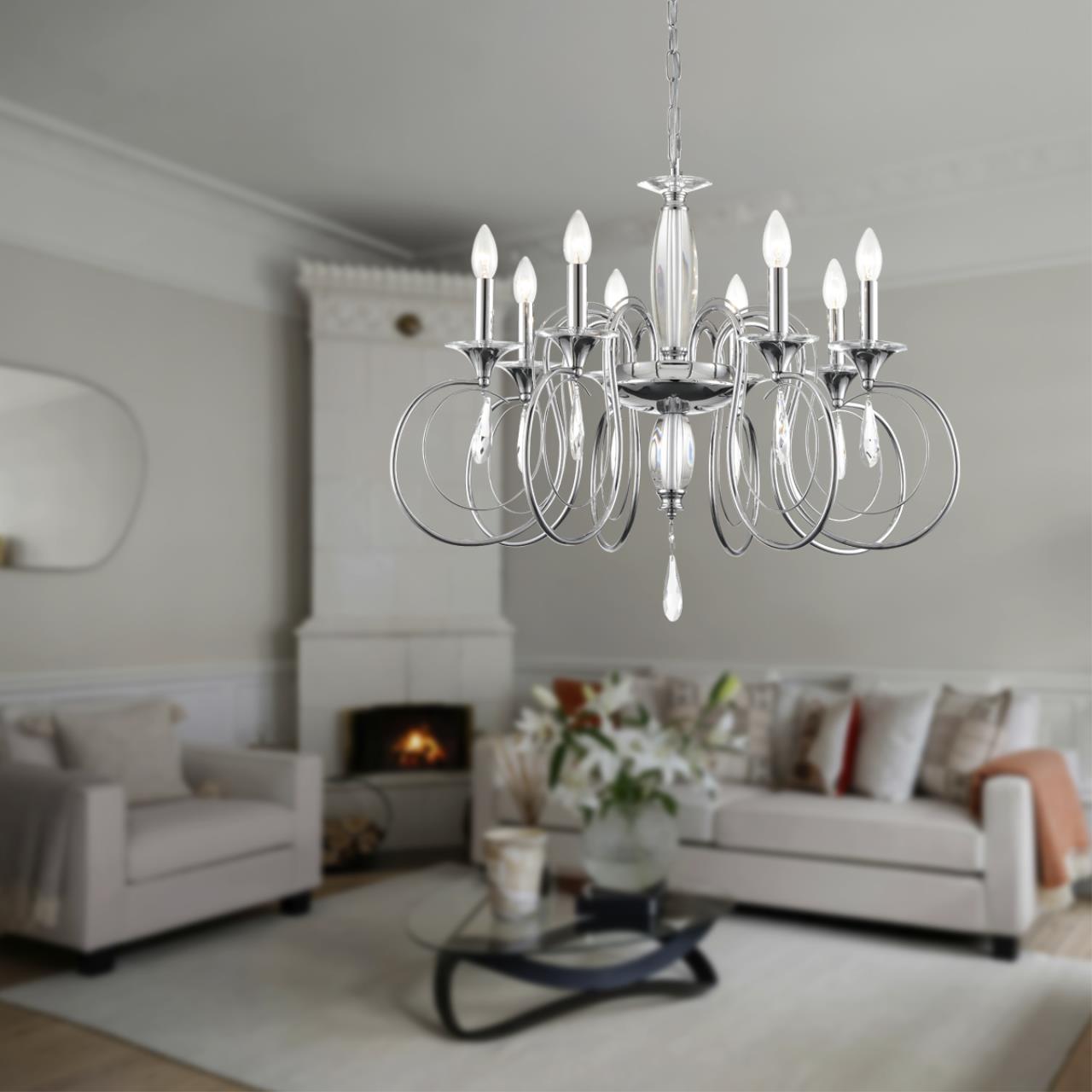 Дополнительная картинка 8032/8 Lumion  Люстра подвесная LAOKA