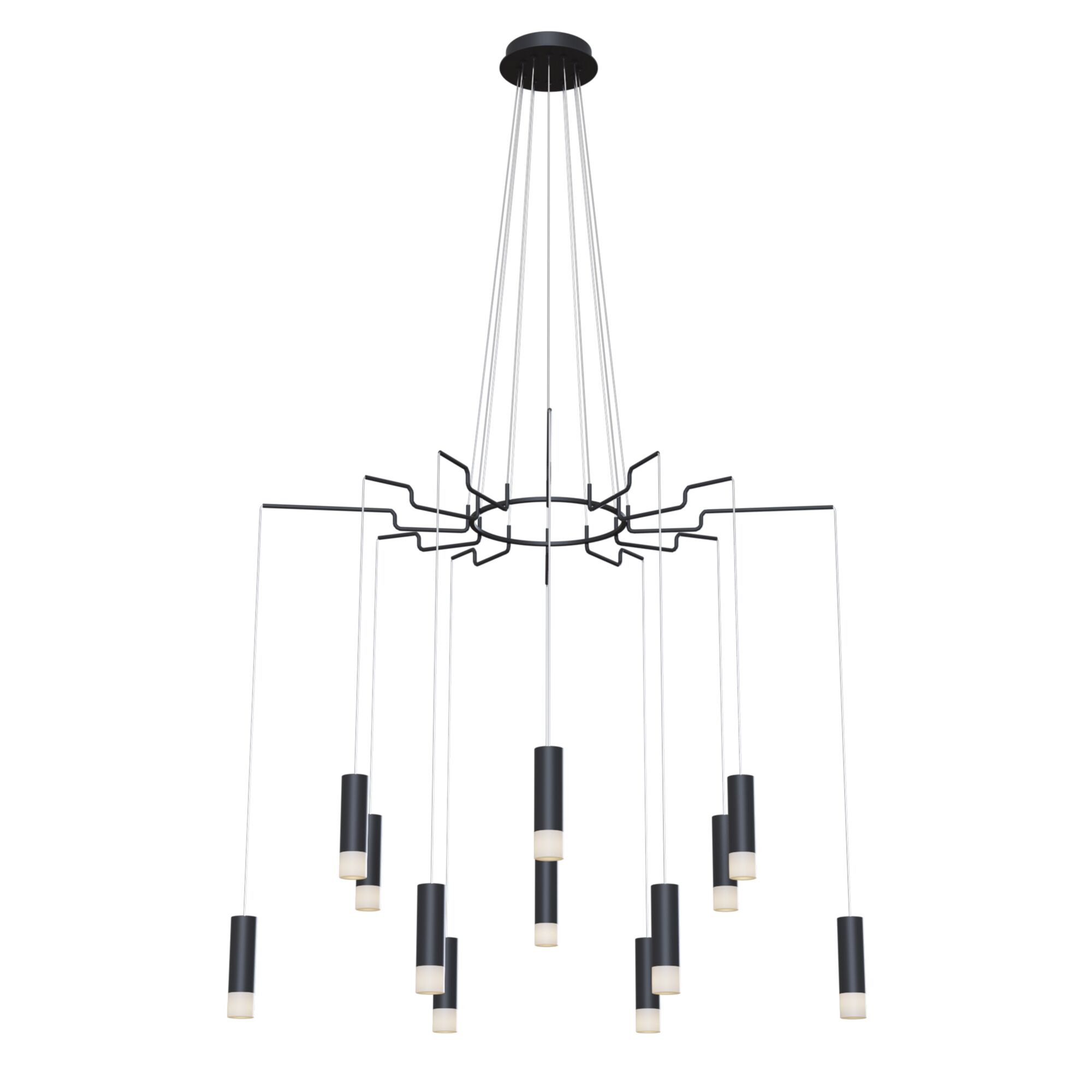 Дополнительная картинка Подвесная люстра Maytoni Davida MOD035PL-12B