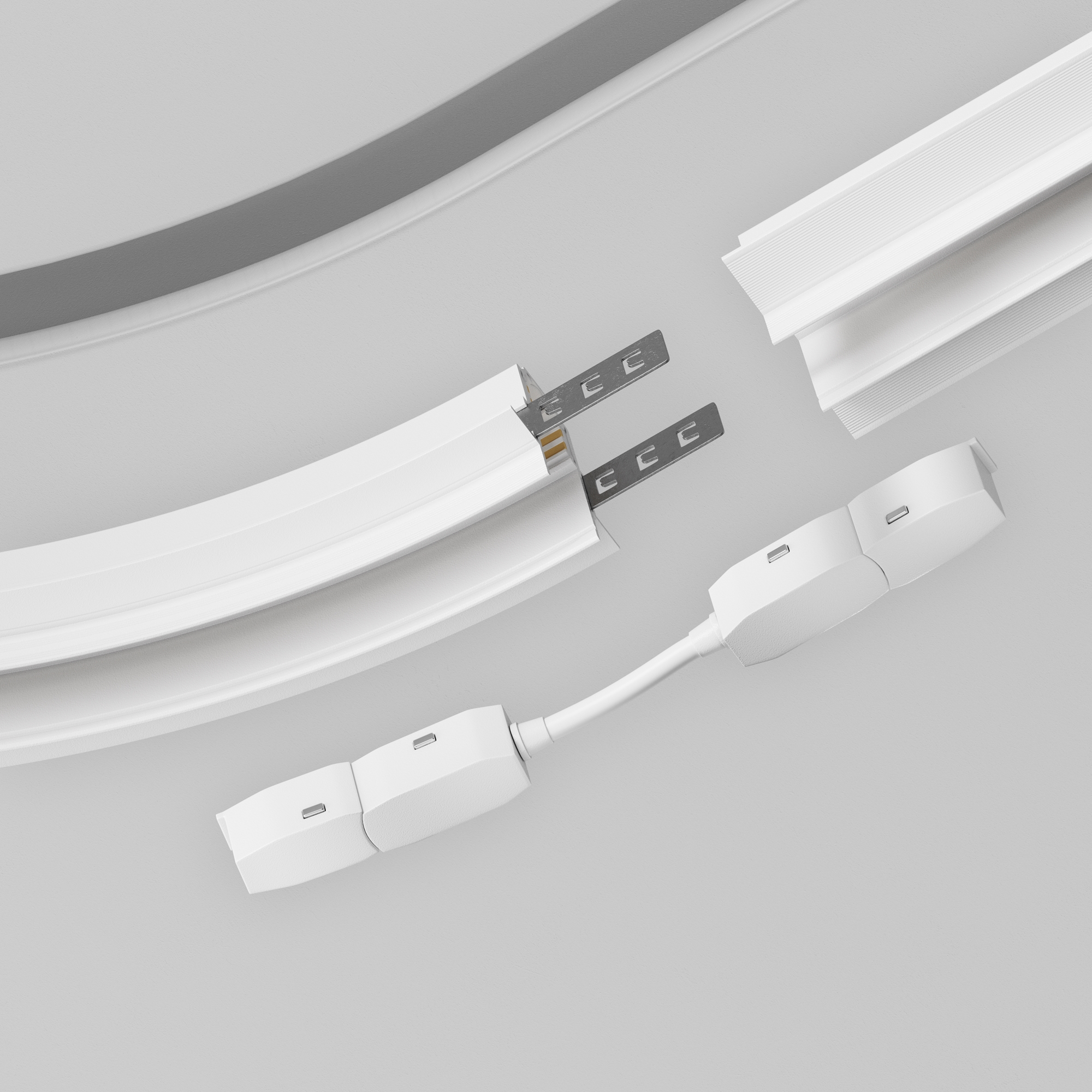 Дополнительная картинка Комплектующие для трековой системы Technical TRA034CS-W
