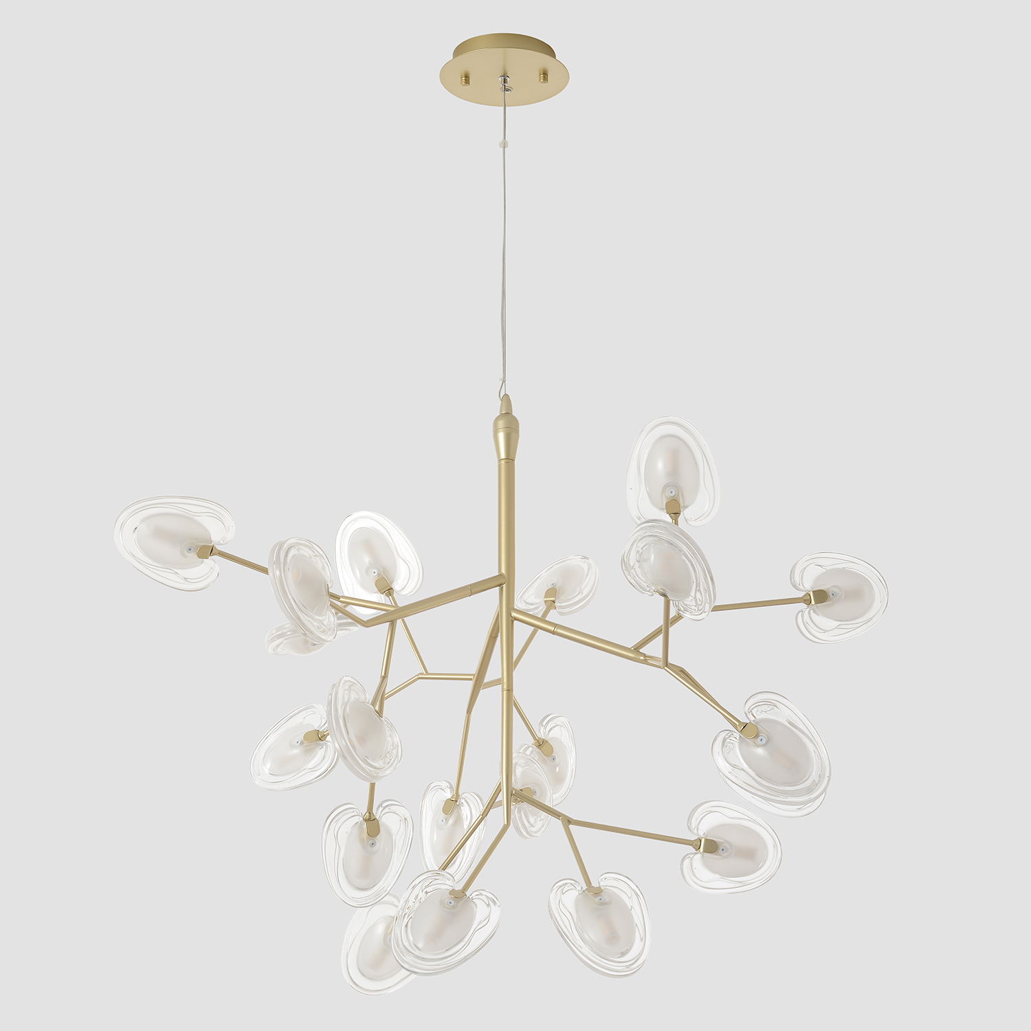 Картинка Светильник подвесной SOLE SP20 GOLD Crystal Lux 3021/220
