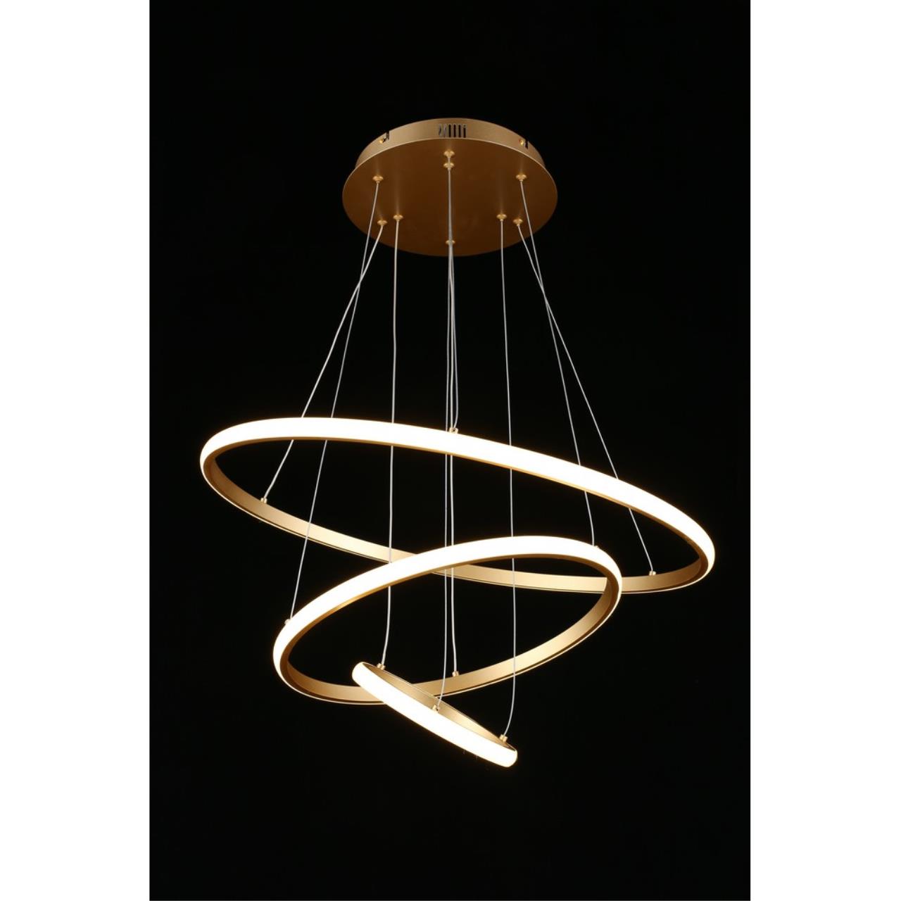 Картинка Подвесная светодиодная люстра Aployt Janina APL.018.13.60