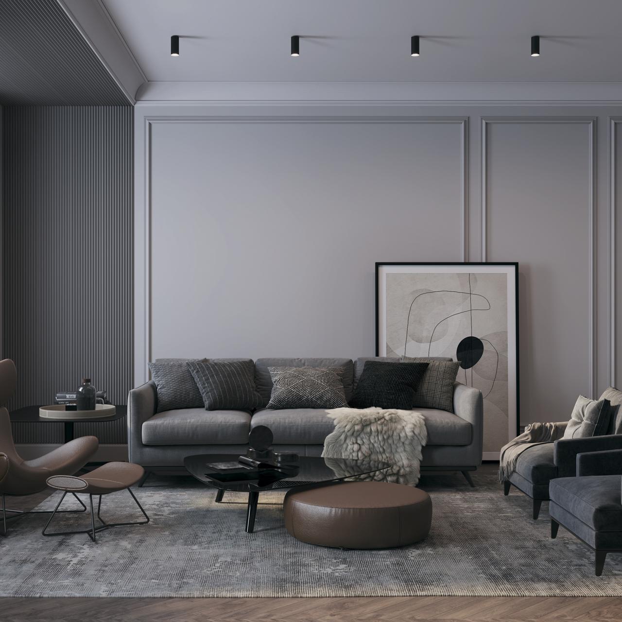 Дополнительная картинка Потолочный светильник Maytoni Focus S C052CL-01B