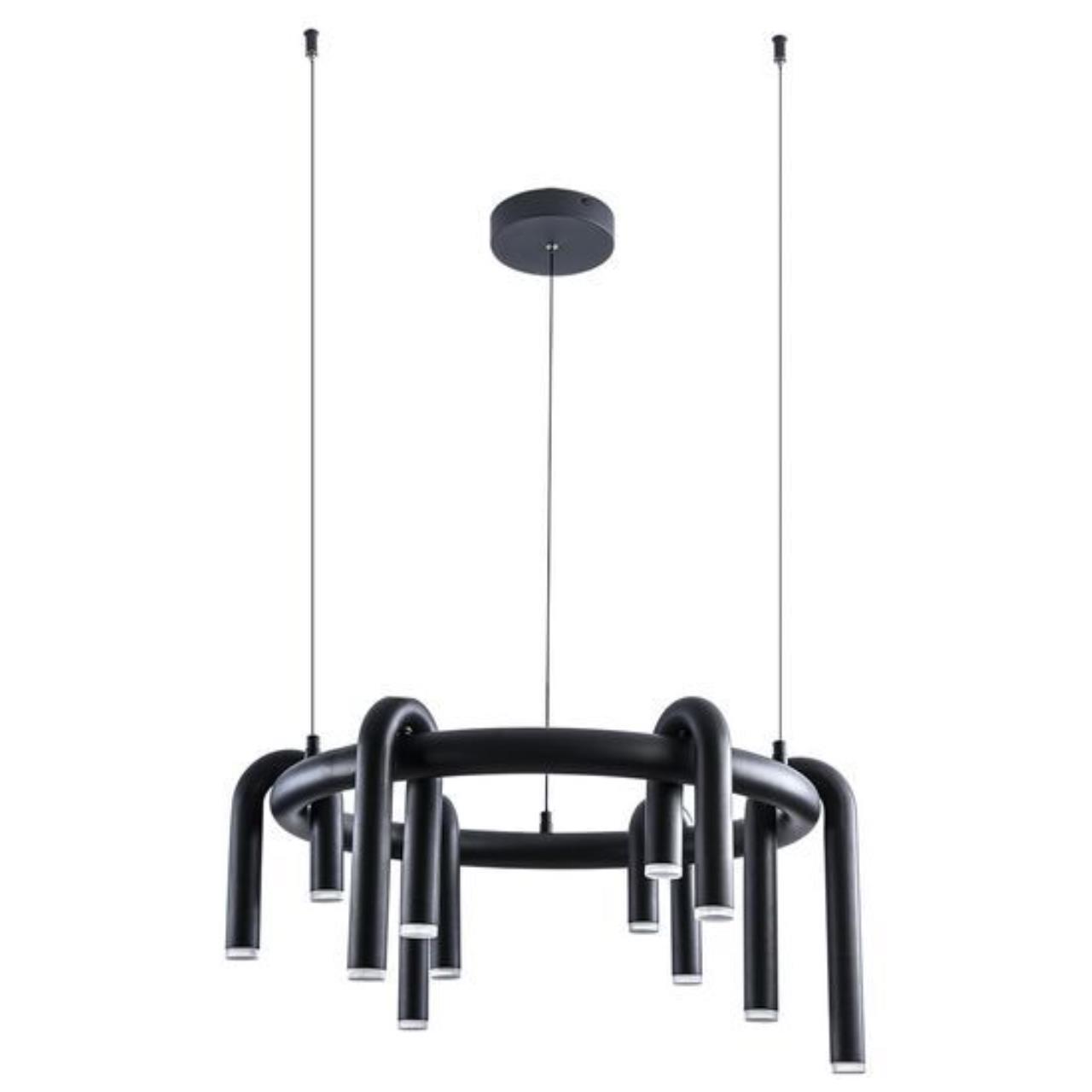Картинка Подвесная люстра Arte Lamp WARHOL A3258LM-30BK