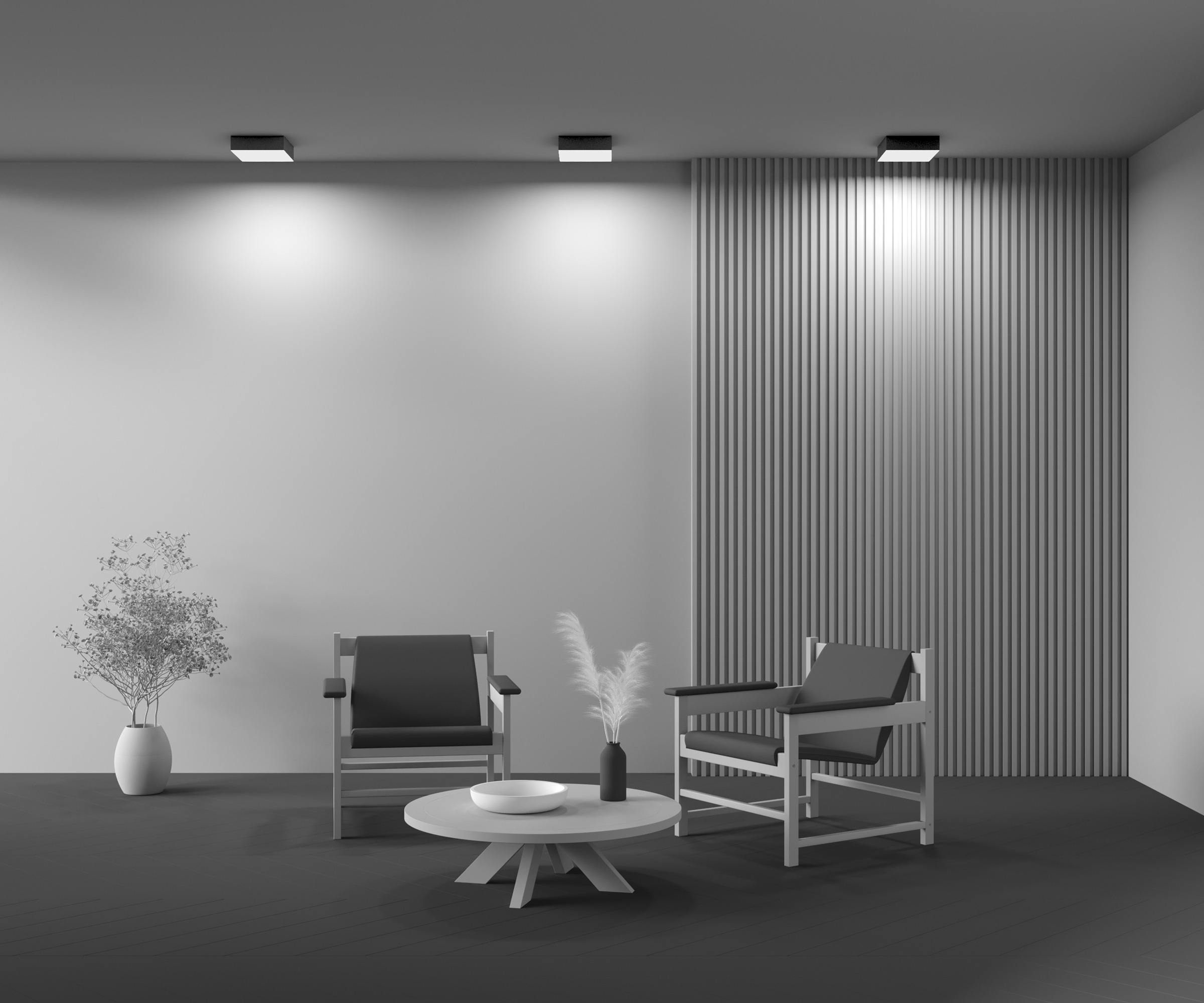 Дополнительная картинка Потолочный светильник Technical C032CL-24W4K-SQ-B
