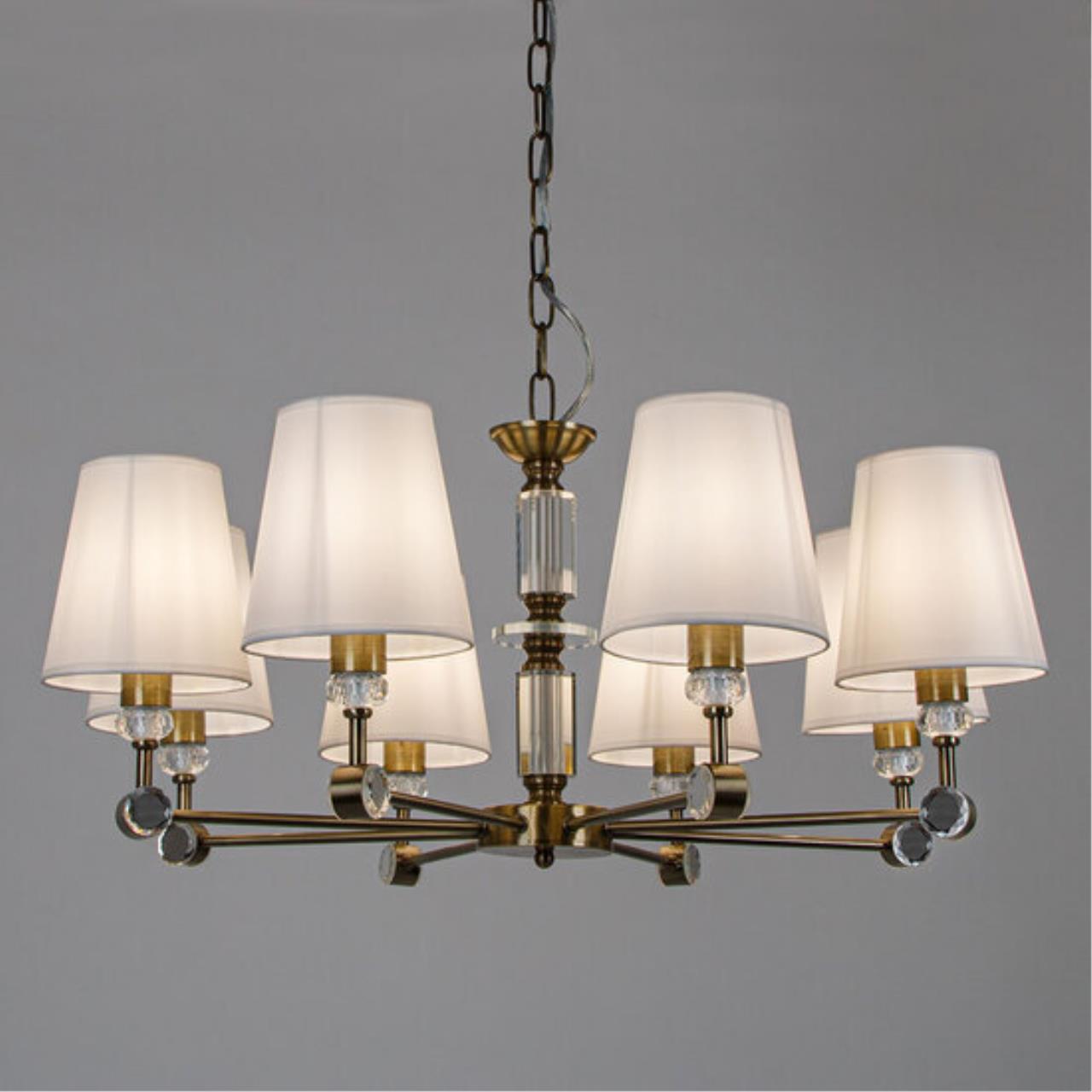 Дополнительная картинка Подвесная люстра Arte Lamp BROCCA A4093LM-8AB